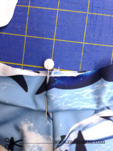 Side seams matched